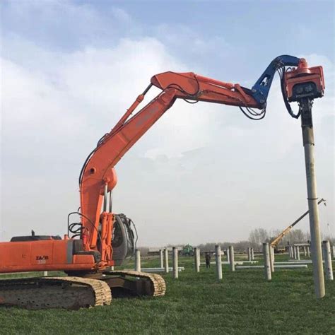 excavator vibro pile driver